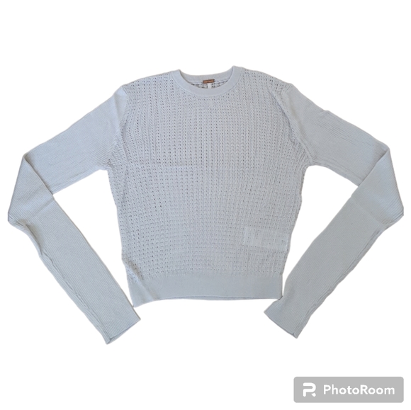 Free People H20 Crew Pullover Found Moon XS - Picture 3 of 10